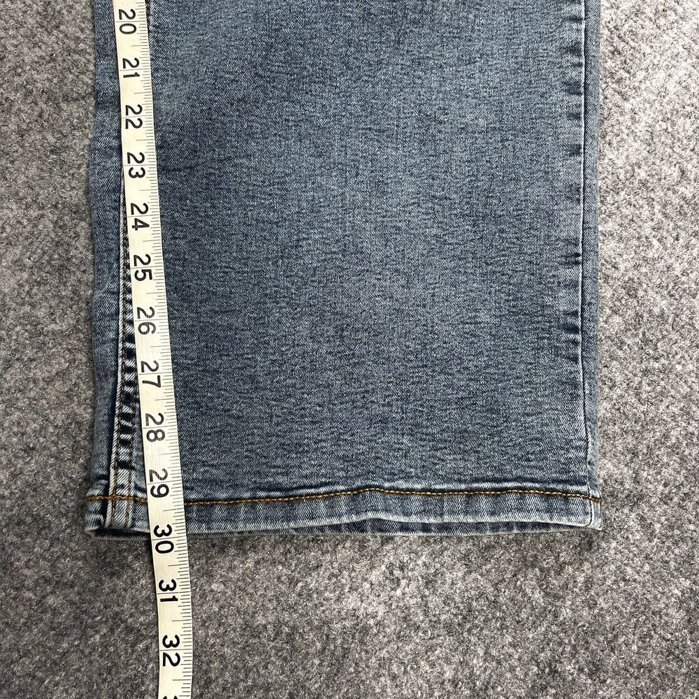 TPJ The Perfect Jeans Mens 42x30 Thick Sky Light Blue Straight Leg Stretch NWT - Picture 13 of 15
